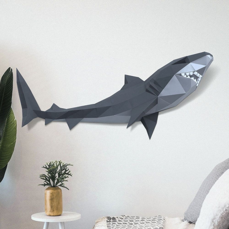 Wizardi 3D Papercraft Kit Shark PP-1AKU-3SGB