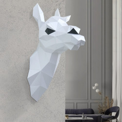 WIZARDI 3D paper craft models Lama (white) PP-1LAM-WHT