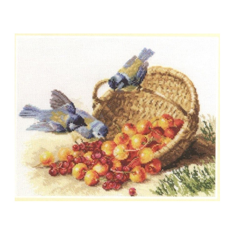 Chickadees and Sweet Cherries S1-14