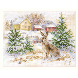 Winter Day. Brown Hare S1-31