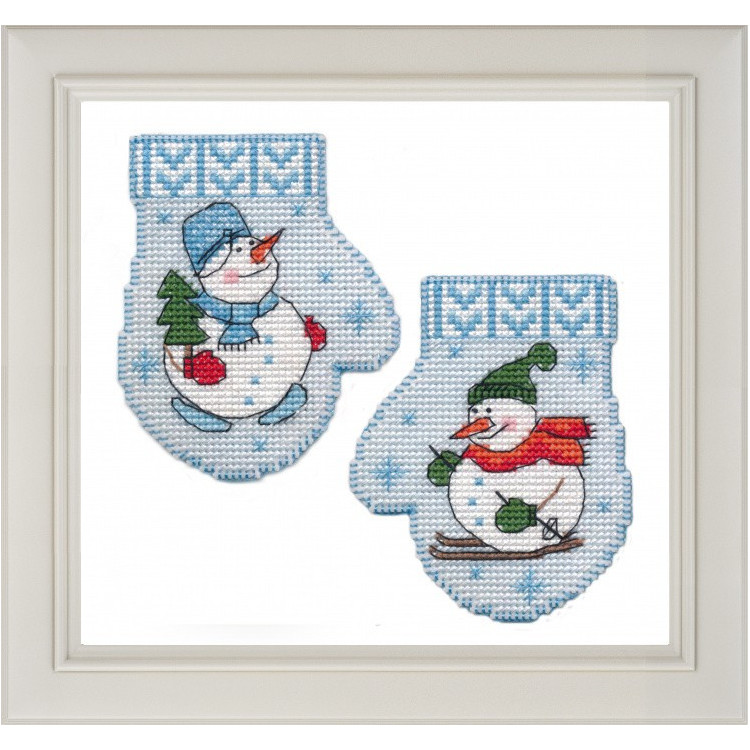 Mitten. Snowman S1141