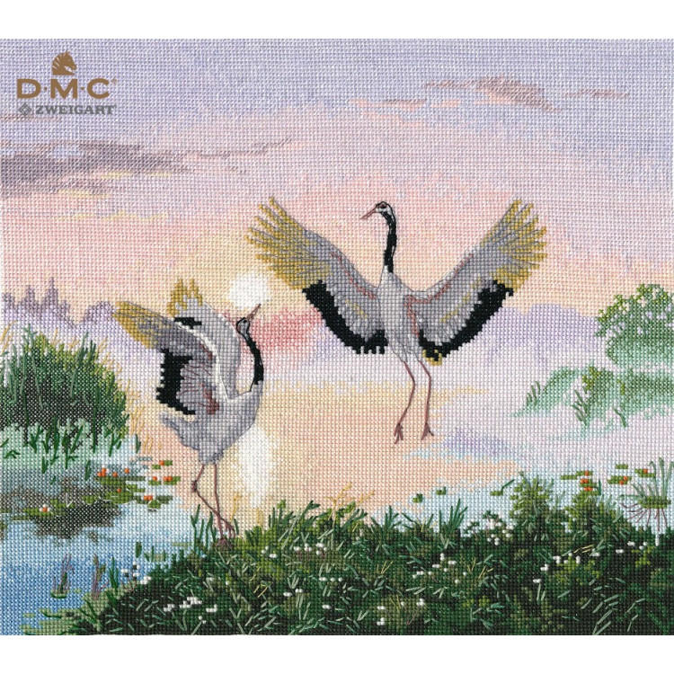 Dancing cranes S1340