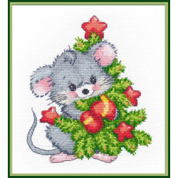 Mouse with Christmas Tree S1247