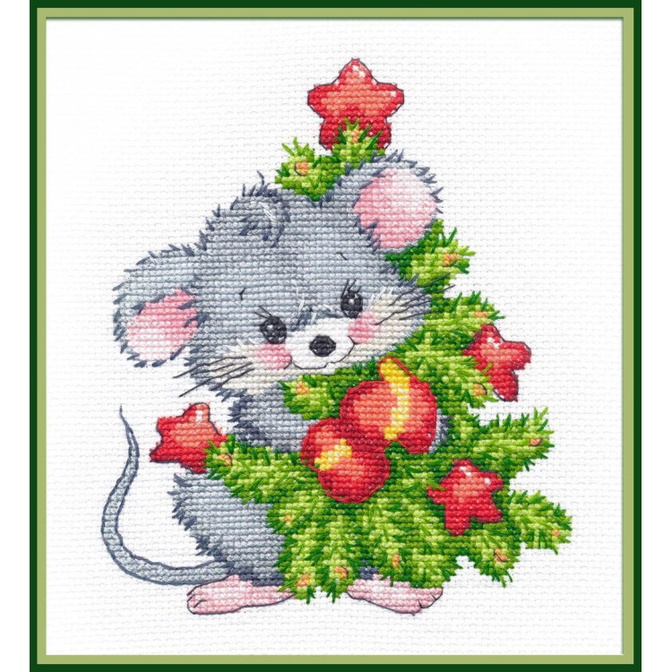 Mouse with Christmas Tree S1247
