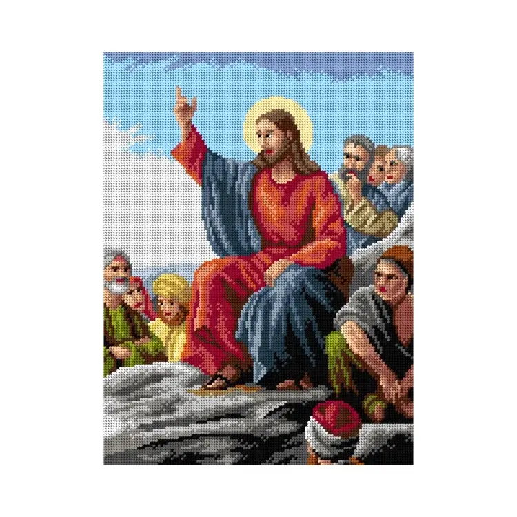 Tapestry canvas The Sermon on the Mount (after Carl Heinrich Bloch (fragment)) 30x40 SA3220