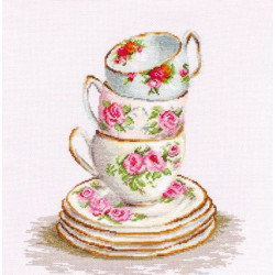 3 Stacked Tea Cups SB2323