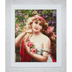 Young Lady with Roses SG549