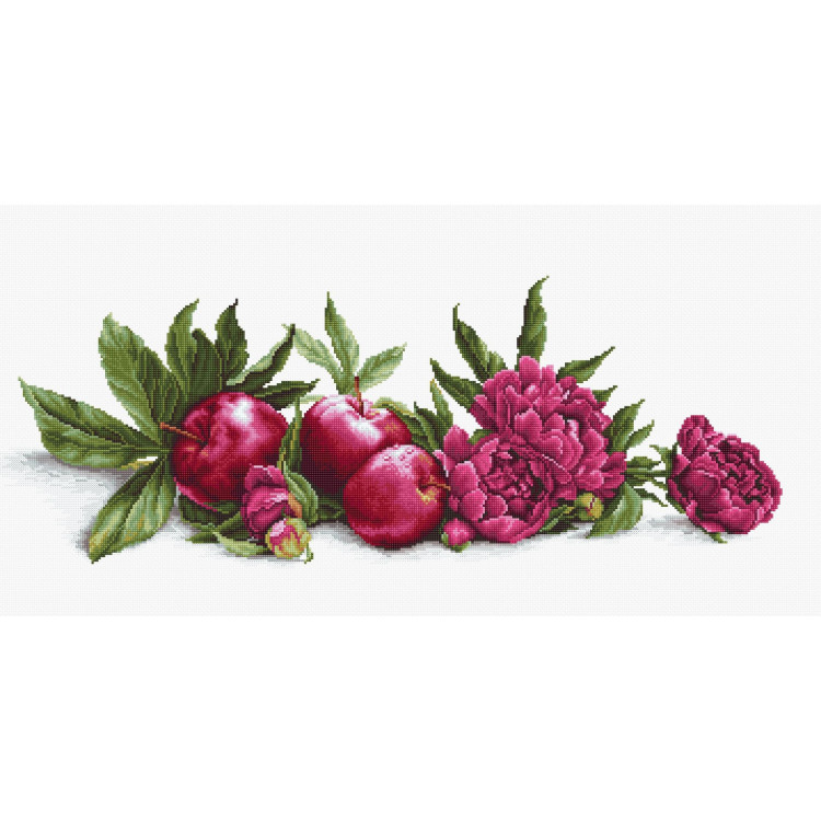 Peonies and Red Apples SBA2357