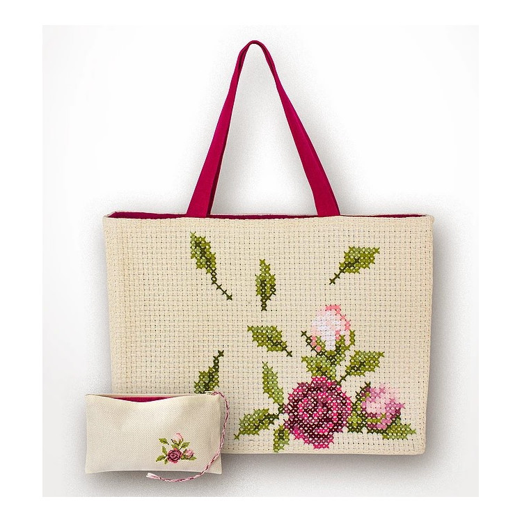 Cross Stitch Hand Bag SBAG002