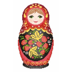 Matryoshka. Khokhloma painting SKN-451