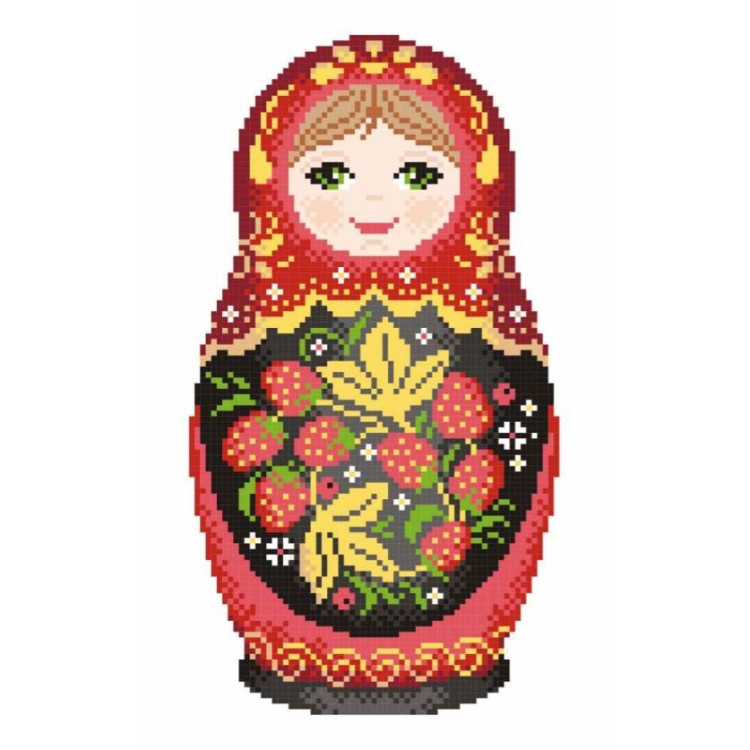 Matryoshka. Khokhloma painting SKN-451