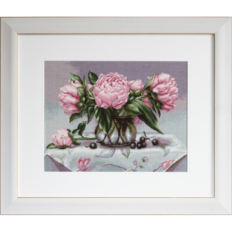 Vase of peonies SG494