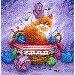 Cat in balls of thread SNV-749