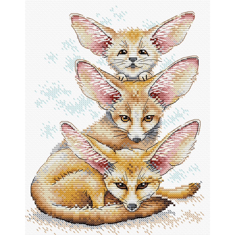 Fennec Fox Family SM-509