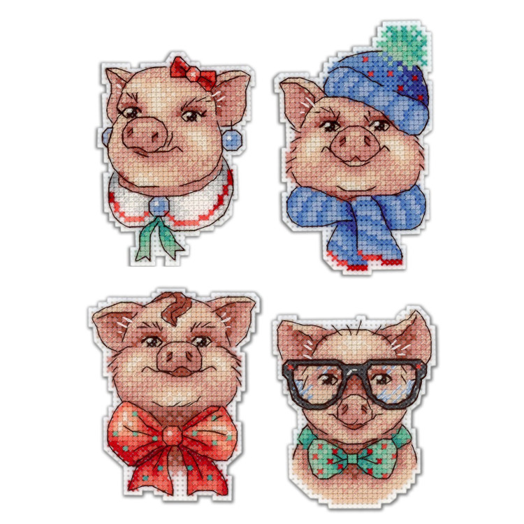 Cute Piggies. Magnets SR-279