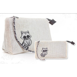 (Discontinued) Clutch bag for Cross Stitching Racoon SPM1223