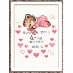 Girls Birth Announcement 1123