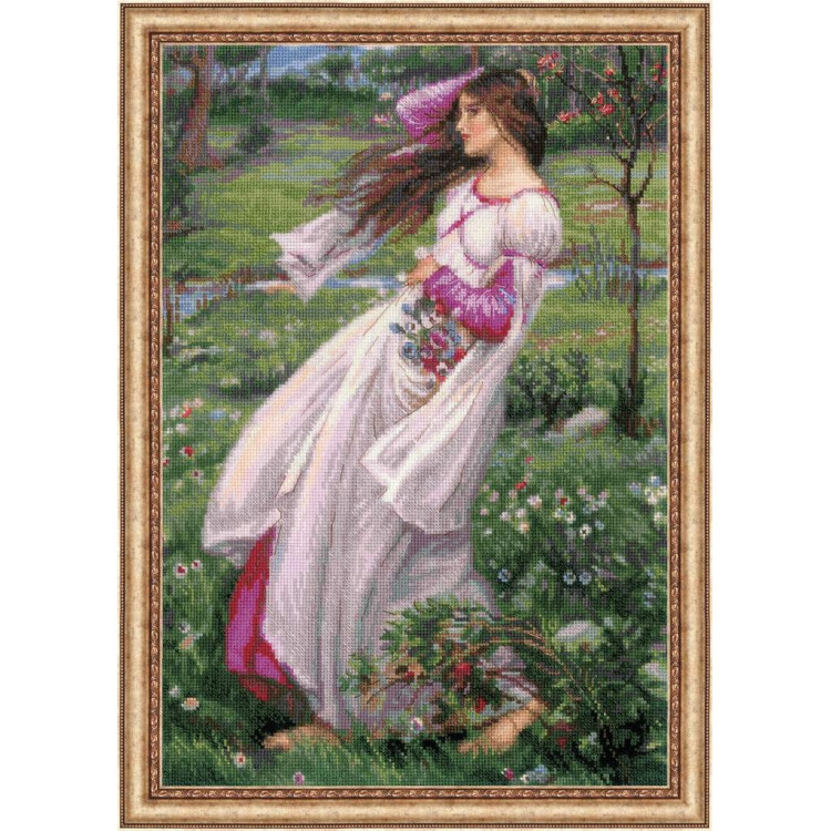 Windflowers after J. W. Waterhouse's painting SR100/055