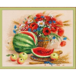 Riolis Cross stitch kit Still life with watermelon SR100/060