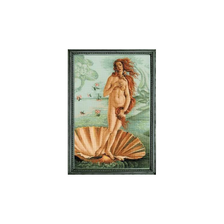 Riolis Cross stitch kit The Birth of Venus based on the painting by S. Botticelli SR100/062