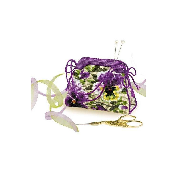 Pansy Pincushion 1039