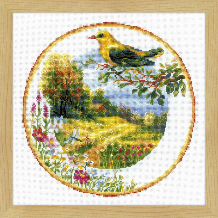 Plate with Oriole SR1693