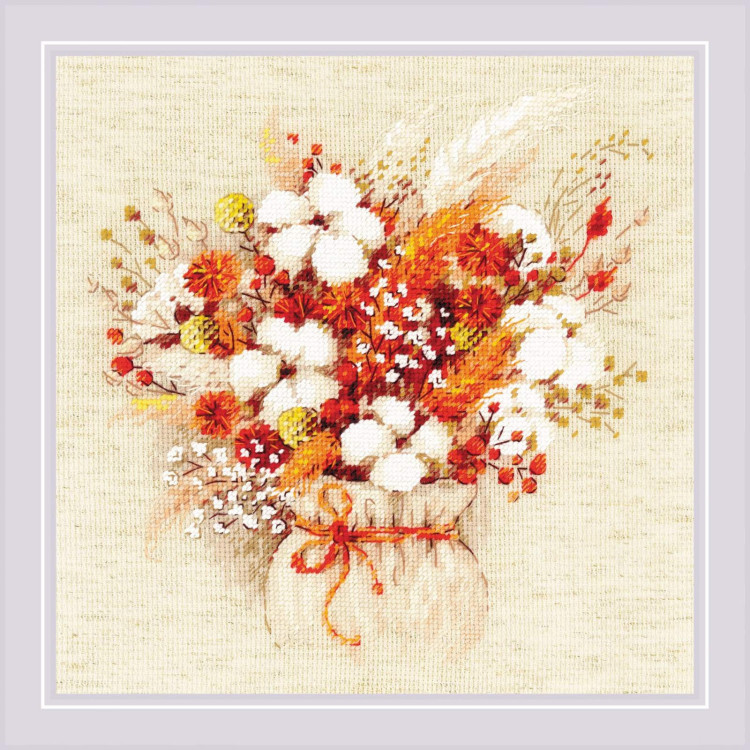 Bouquet with Lagurus and Cotton SR1913