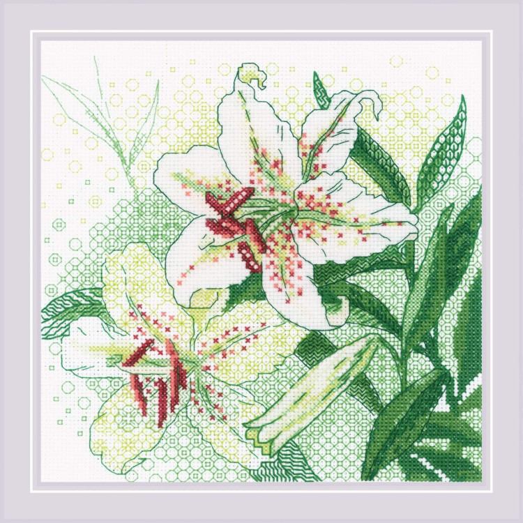 White Lilies SR1915