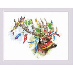 RIOLIS CROSS STITCH KIT NOBLE DEER SR1940