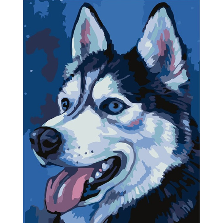 Painting by Numbers Husky 16.5x13 cm T16130072