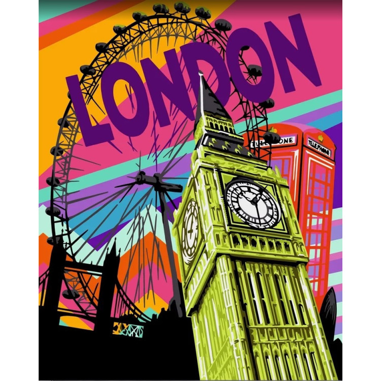 LONDON POP ART 40X50 CM T014