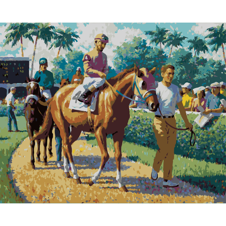 Before the race Arthur Sarnoff  40x50 cm T40500106