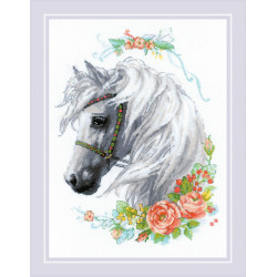 White Mane and Roses SR1804