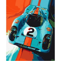 Paint by Numbers Kit Porsche 917 T50400041