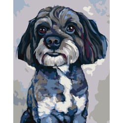 Painting by Numbers Poodle 16.5x13 cm T16130076