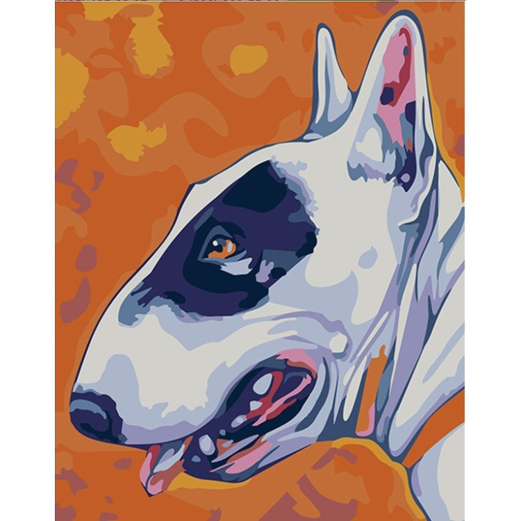 Painting by Numbers Bull Terrier 16.5x13 cm T16130080