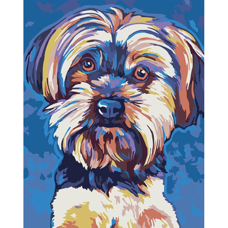 Painting by Numbers Yorkshire Terrier 16.5x13 cm T16130090