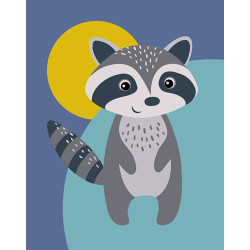 Painting by Numbers Racoon 16.5x13cm T16130107