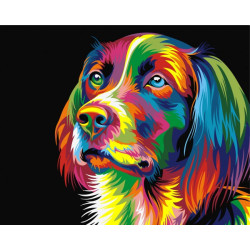 Paint by Numbers Kit Rainbow Dog T40500006