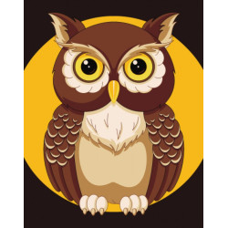 Paint by Numbers Kit Owl T16130015