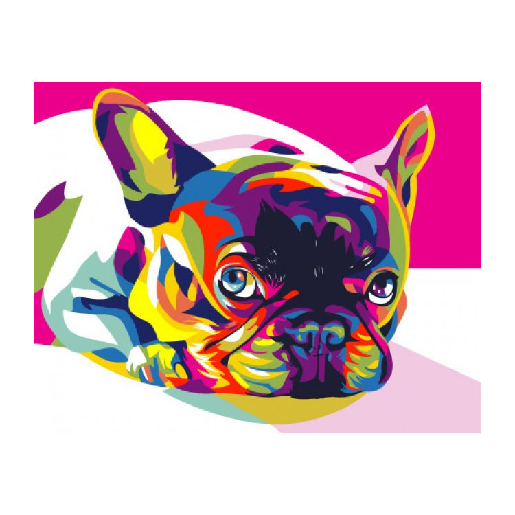 Paint by Numbers Kit French Bulldog T16130017