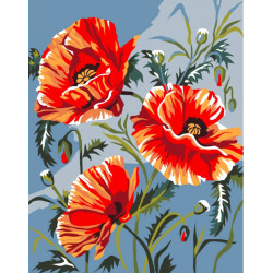 Paint by Numbers Kit Poppies T16130026