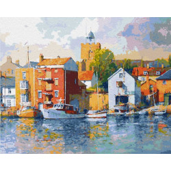 Paint by Numbers Kit Wivenhoe UK 40x50 cm T40500197