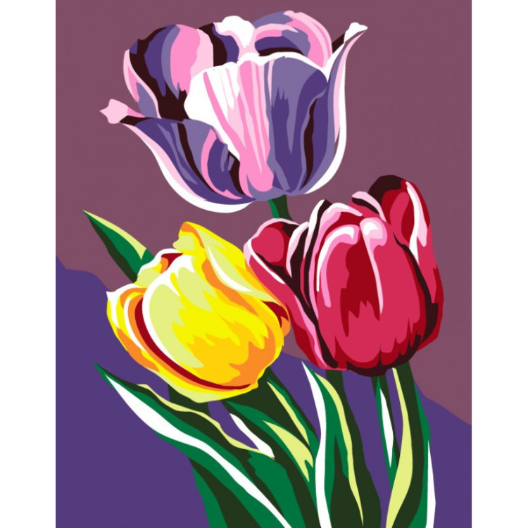 Paint by Numbers Kit Tulips T16130030