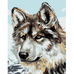 Paint by Numbers Kit Grey Wolf T16130036