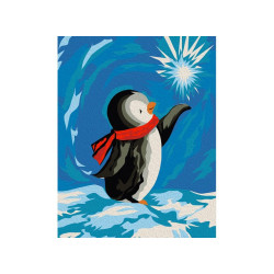 Paint by Numbers Kit Penguin 16.5x13 cm T16130054