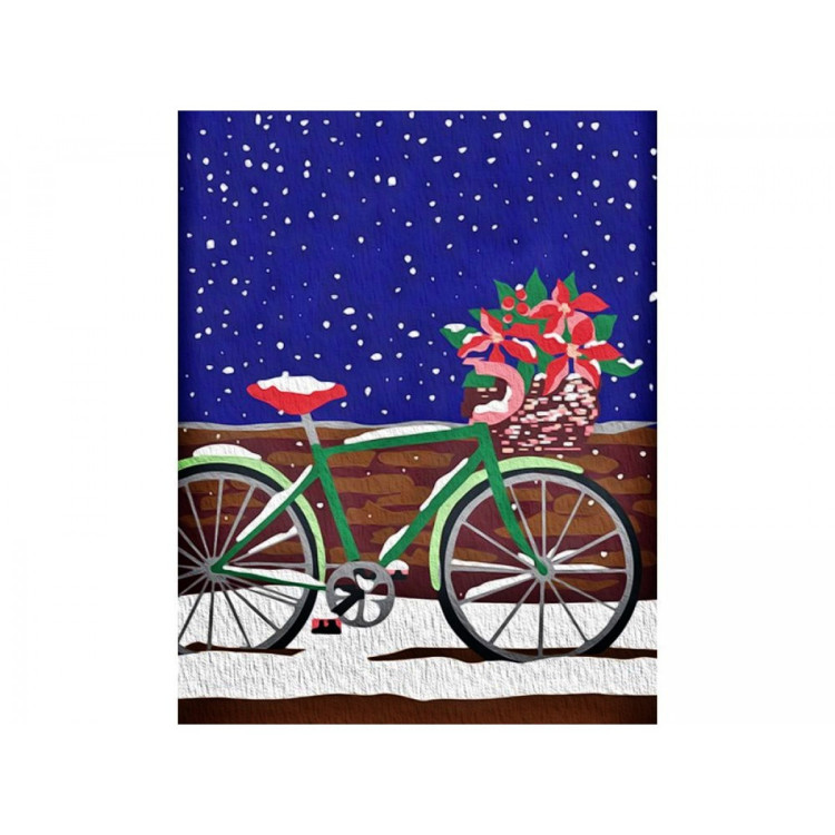 Paint by Numbers Kit Bicycle 16.5x13 cm T16130056