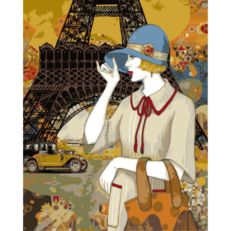 Paint by Numbers Kit Parisian Adventures T50400113