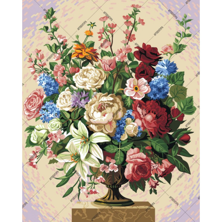 Paint by Numbers Kit Flower Richness T50400244