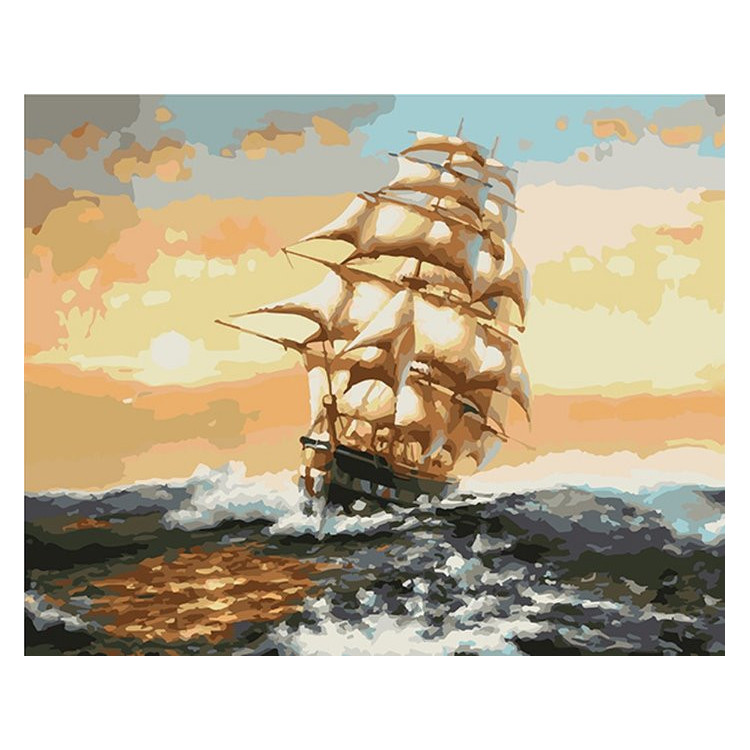 Painting by Numbers Ship 50x40cm T50400245